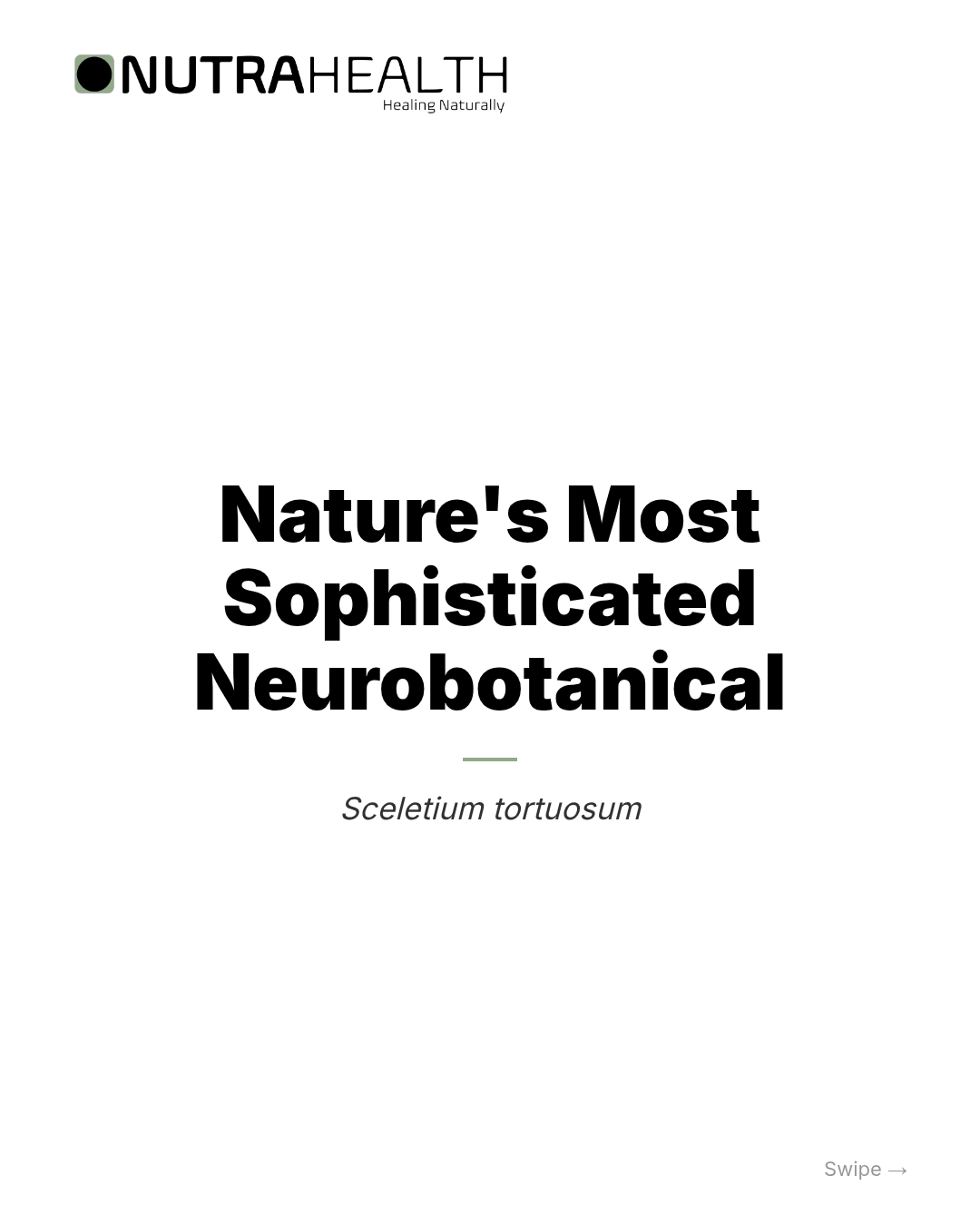 Carousel: Nature's most sophisticated neurobotanical
