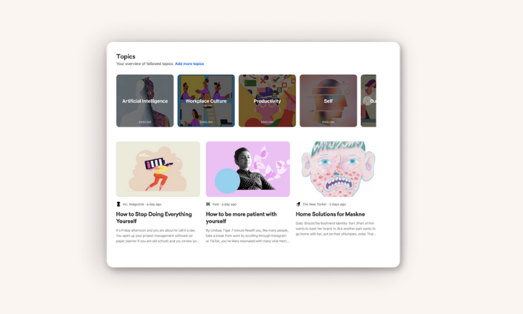 ‍Content curation