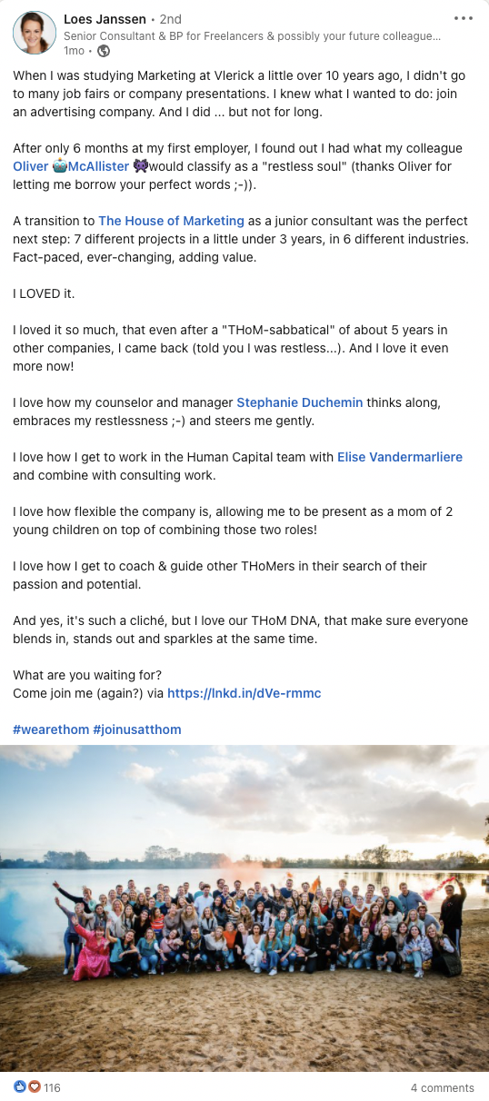 Personal story by Loes Janssen