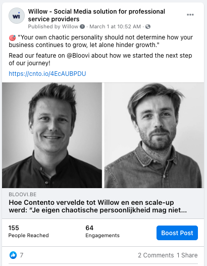 Facebook analytics