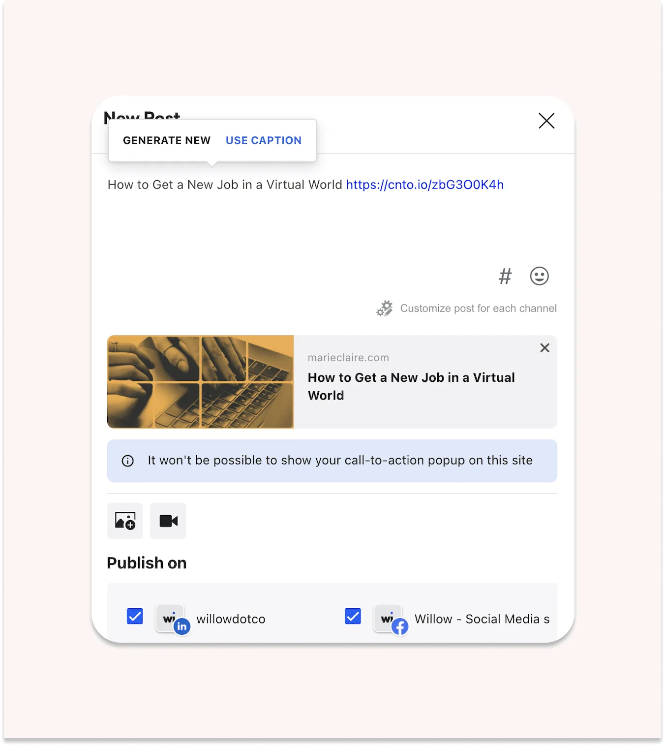Automated caption generator