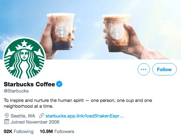 X/Twitter bio example