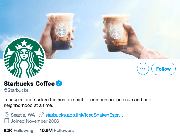 X/Twitter bio example