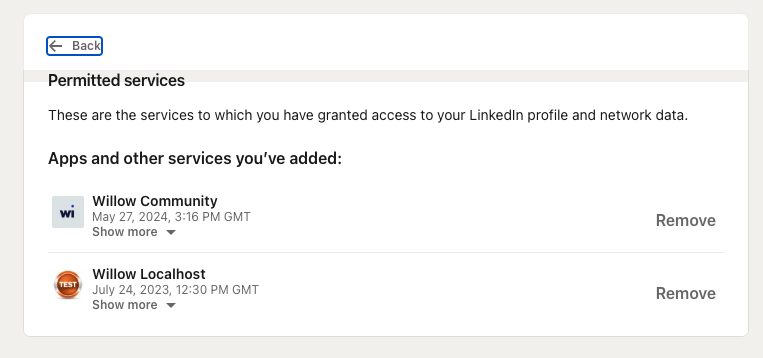 linkedin connection issues screenshot 1