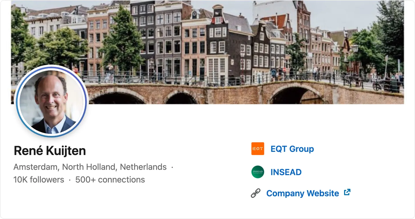 René Kuijten's LinkedIn profile