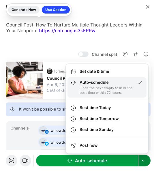 scheduling posts screenshot 5