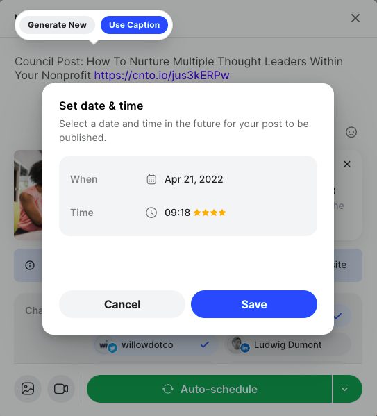 scheduling posts screenshot 6